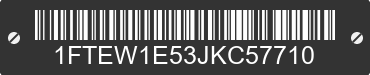 2018 FORD F-150 1FTEW1E53JKC57710 VIN decoded