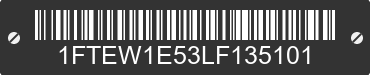 2020 FORD F-150 1FTEW1E53LF135101 VIN decoded
