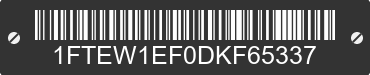 2013 FORD F-150 1FTEW1EF0DKF65337 VIN decoded