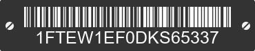 2013 FORD F-150 1FTEW1EF0DKS65337 VIN decoded