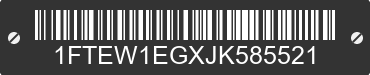 2018 FORD F-150 1FTEW1EGXJK585521 VIN decoded