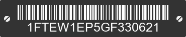 2016 FORD F-150 1FTEW1EP5GF330621 VIN decoded