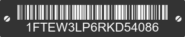 2024 FORD F-150 1FTEW3LP6RKD54086 VIN decoded