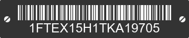 1996 FORD F-150 1FTEX15H1TKA19705 VIN decoded