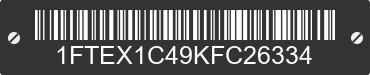 2019 FORD F-150 1FTEX1C49KFC26334 VIN decoded