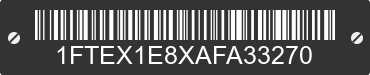 2010 FORD F-150 1FTEX1E8XAFA33270 VIN decoded