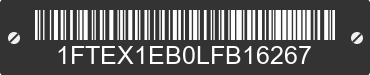 2020 FORD F-150 1FTEX1EB0LFB16267 VIN decoded