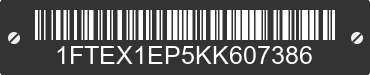 2019 FORD F-150 1FTEX1EP5KK607386 VIN decoded