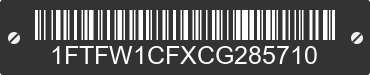 2012 FORD F-150 1FTFW1CFXCG285710 VIN decoded