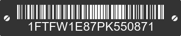2023 FORD F-150 1FTFW1E87PK550871 VIN decoded
