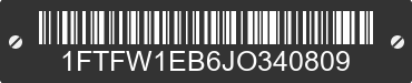 2018 FORD F-150 1FTFW1EB6JO340809 VIN decoded