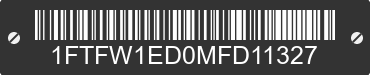 2021 FORD F-150 1FTFW1ED0MFD11327 VIN decoded