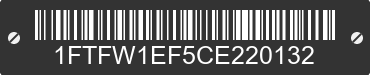 2012 FORD F-150 1FTFW1EF5CE220132 VIN decoded