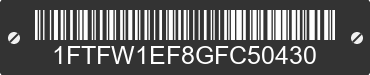 2016 FORD F-150 1FTFW1EF8GFC50430 VIN decoded