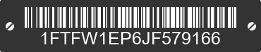 2018 FORD F-150 1FTFW1EP6JF579166 VIN decoded