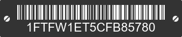 2012 FORD F-150 1FTFW1ET5CFB85780 VIN decoded