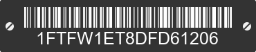 2013 FORD F-150 1FTFW1ET8DFD61206 VIN decoded
