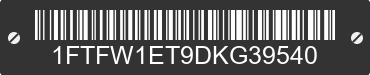 2013 FORD F-150 1FTFW1ET9DKG39540 VIN decoded