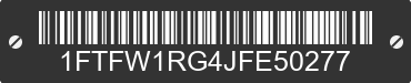 2018 FORD F-150 1FTFW1RG4JFE50277 VIN decoded