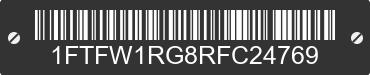 2024 FORD F-150 1FTFW1RG8RFC24769 VIN decoded