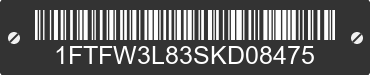 2025 FORD F-150 1FTFW3L83SKD08475 VIN decoded