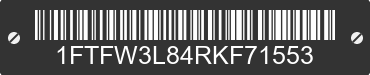 2024 FORD F-150 1FTFW3L84RKF71553 VIN decoded