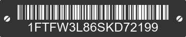 2025 FORD F-150 1FTFW3L86SKD72199 VIN decoded