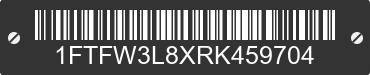 2024 FORD F-150 1FTFW3L8XRK459704 VIN decoded