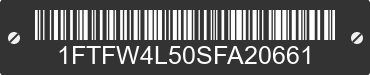 2025 FORD F-150 1FTFW4L50SFA20661 VIN decoded