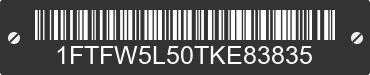 2026 FORD F-150 1FTFW5L50TKE83835 VIN decoded