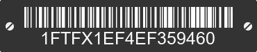 2014 FORD F-150 1FTFX1EF4EF359460 VIN decoded