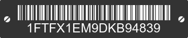 2013 FORD F-150 1FTFX1EM9DKB94839 VIN decoded