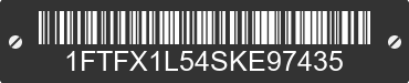 2025 FORD F-150 1FTFX1L54SKE97435 VIN decoded
