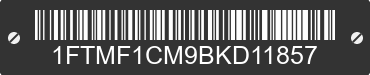 2011 FORD F-150 1FTMF1CM9BKD11857 VIN decoded