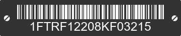 2008 FORD F-150 1FTRF12208KF03215 VIN decoded