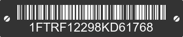 2008 FORD F-150 1FTRF12298KD61768 VIN decoded