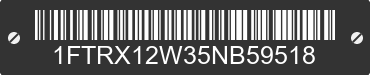 2005 FORD F-150 1FTRX12W35NB59518 VIN decoded