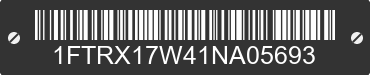 2001 FORD F-150 1FTRX17W41NA05693 VIN decoded