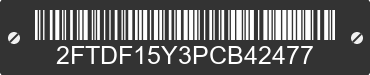 1993 FORD F-150 2FTDF15Y3PCB42477 VIN decoded