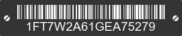 2016 FORD F-250 1FT7W2A61GEA75279 VIN decoded