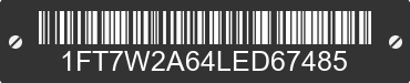 2020 FORD F-250 1FT7W2A64LED67485 VIN decoded