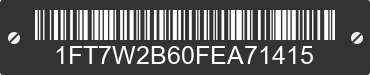 2015 FORD F-250 1FT7W2B60FEA71415 VIN decoded
