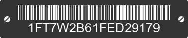 2015 FORD F-250 1FT7W2B61FED29179 VIN decoded