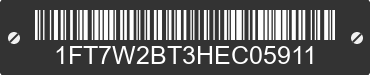 2017 FORD F-250 1FT7W2BT3HEC05911 VIN decoded