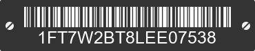 2020 FORD F-250 1FT7W2BT8LEE07538 VIN decoded