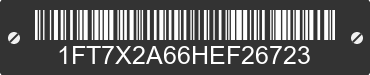 2017 FORD F-250 1FT7X2A66HEF26723 VIN decoded