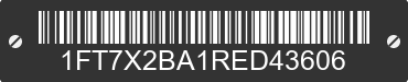 2024 FORD F-250 1FT7X2BA1RED43606 VIN decoded