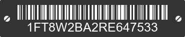 2024 FORD F-250 1FT8W2BA2RE647533 VIN decoded