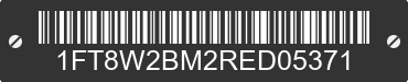 2024 FORD F-250 1FT8W2BM2RED05371 VIN decoded