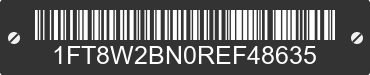 2024 FORD F-250 1FT8W2BN0REF48635 VIN decoded